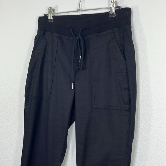 Level 99 Utility‎ Black linen blend Jogger Pant size XS - Picture 3 of 11